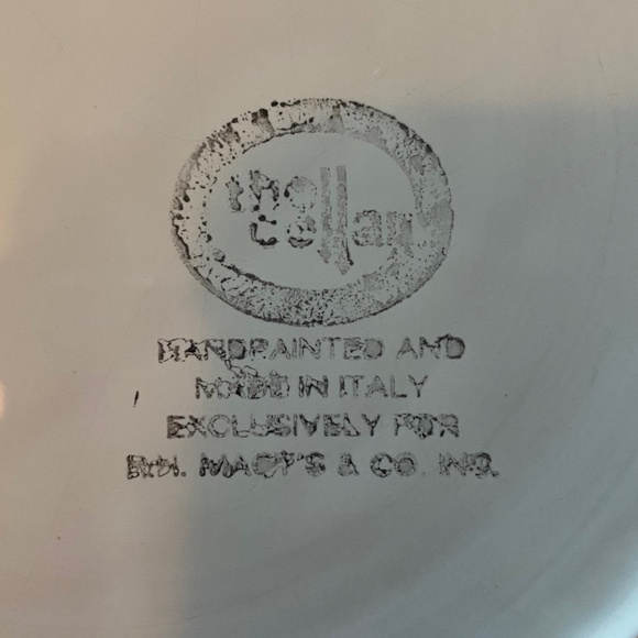 Hand painted made in Italy plate - Picture 4 of 5